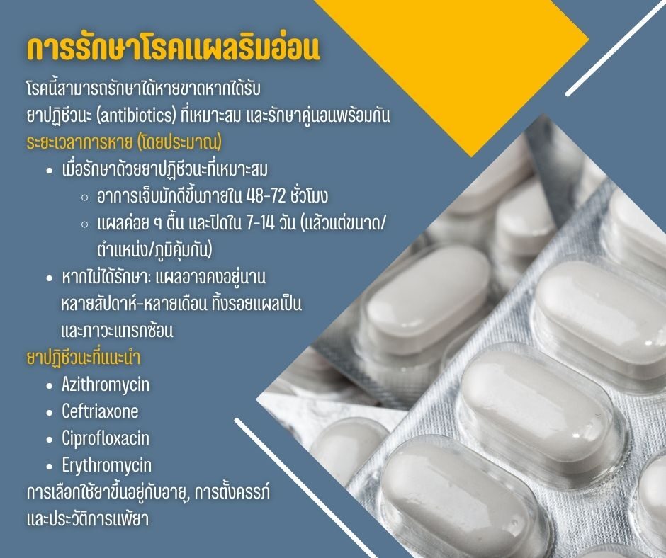 การรักษาโรคแผลริมอ่อน