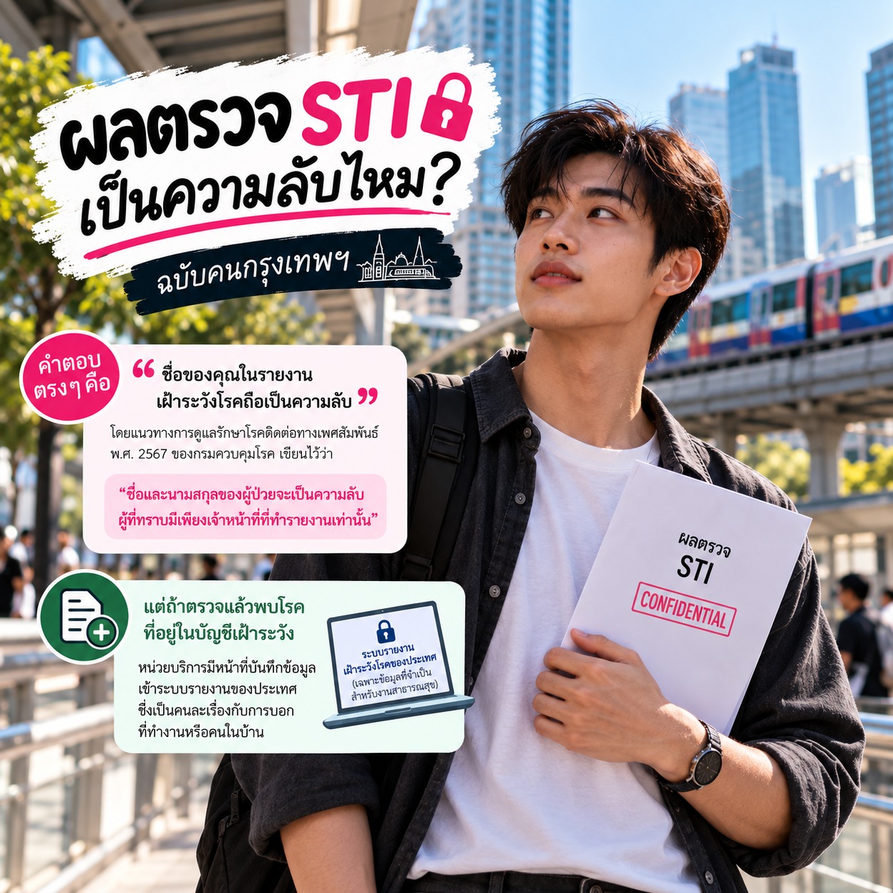 ผลตรวจ STI เป็นความลับไหม ฉบับคนกรุงเทพฯ