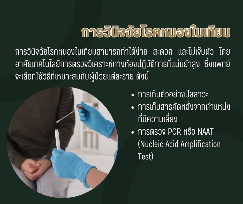 การวินิจฉัยโรคหนองในเทียม